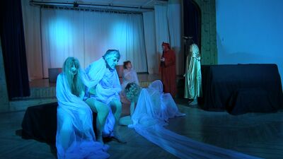 Vergil und Dante in der Eishölle (33. Gesang)