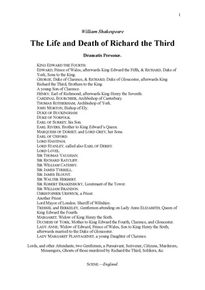 Shakespeare The Life and Death of Richard the Third.pdf
